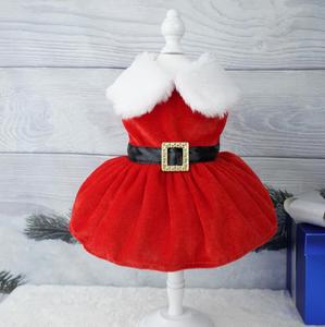 Robes de chien de noël pour petits chiens vêtements hiver noël Cosplay chat animal de compagnie princesse chiot robe Bichon <span class=keywords><strong>Spitz</strong></span> - Product Image 6