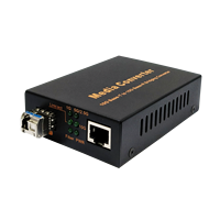 Convertisseur de média fibre optique 10G OEM&ODM d'usine, convertisseur RJ45 A/B, convertisseur de média fibre optique SFP 10G monomode 20 KM