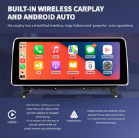 Autoradio tactile 12,3 pouces pour tableau de bord, système Linux, caméra de recul, CarPlay sans fil, Android Auto, multimédia pour BMW X3 F25 X4 F26