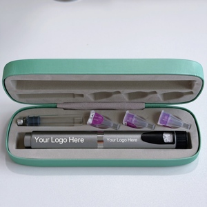 Multiple Colors 60 Unit Metal Injection <b>Pen</b> Reusable Adjustable Fit 3ml Cartridge Variable Dosage Dial <b>Refillable</b> <b>Pen</b> Injector - Product Image 3