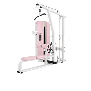 Factory Muscle Building Women Fitness Gym Workout Home Equipment Machine Lat Pulldown And Low Row Machine Product