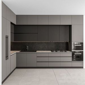 Juego <span class=keywords><strong>de</strong></span> Muebles <span class=keywords><strong>de</strong></span> Cocina Modernos <span class=keywords><strong>de</strong></span> PVC en Dos Tonos, Blanco y con Acabado <span class=keywords><strong>de</strong></span> Madera, Impermeables, Modulares, con Isla y Encimera, Fabricante OEM - Product Image 3