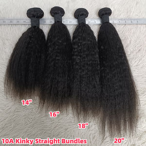 Lestfly - Paquetes de Cabello Humano al por Mayor, Cabello Liso 10A, Cabello Virgen Brasileño 100% Natural Sin Procesar, Paquetes Negros Naturales para Mujer - Product Image 6