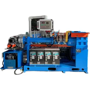 90mm 16D cold feed rubber extruder machine 90mm rubber hose production line