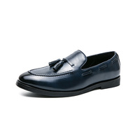 Chaussures habillées pour hommes respirantes à enfiler, élégantes, pour affaires, décontractées, fêtes, bureau