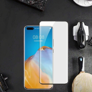 Protector de Pantalla de Vidrio Templado 3D Curvo con Pegamento Completo, Desbloqueo de Huella Dactilar HD, Pegamento Lateral para Huawei Mate 70 60 Pro, para Samsung Redmi - Product Image 2