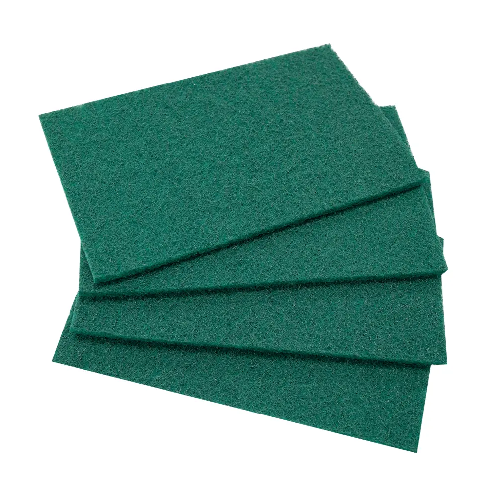 Di alta qualità per la pulizia delle pastiglie per la pulizia delle salviette Abrasive in verde resistente