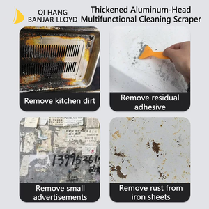 Espátula Multifuncional de Aluminio Resistente para Limpieza, Rasqueta para Pisos de Azulejos, Vidrio y Mica - Product Image 3