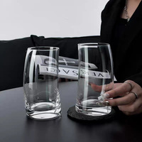Verre à boisson créatif en forme de voile de croissant, style célébrité Internet, moderne, durable, compatible lave-vaisselle, grande capacité