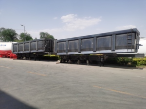 Semirremolque de volteo lateral de 40 toneladas, 3 ejes, precio de fábrica - Product Image 4