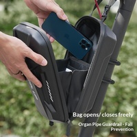 Support de fixation rapide à un clic pour trottinette électrique, sac de rangement étanche à coque rigide pour roue d'équilibre, sac à outils pour guidon avant