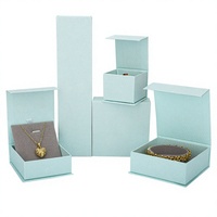 Boîte d'emballage de bijoux de luxe en gros, en forme de livre, créative, texturée, avec fermeture magnétique, pour boucles d'oreilles, colliers et bracelets