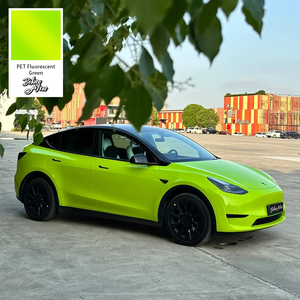 Super Bright Crystal <strong>Fluorescent</strong> Green Car Packaging Film Original Car Paint <strong>Color</strong> PVC <strong>Vinyl</strong> Packaging Film Car <strong>Vinyl</strong> Wrap - Product Image 6