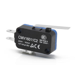 Micro-interrupteur à déclenchement automatique CMV16011C2 de CNTD Changde Electric, 16A avec poignée longue, borne 187 - Product Image 1