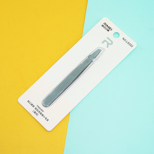 Pinzas para cejas Rimei con punta puntiaguda de acero inoxidable para depilación precisa, herramienta de maquillaje - Product Image 4
