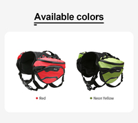 Sac à dos pour chien Truelove, imperméable, anti-évasion, grand format, multi-poches, avec harnais et poignée de sécurité multifonctionnelle