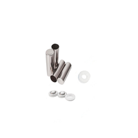 Boîtier de batterie cylindrique AAA 10440 avec capuchon, isolation, joint torique, acier nickelé, marque ATSM pour la recherche sur les batteries lithium-ion