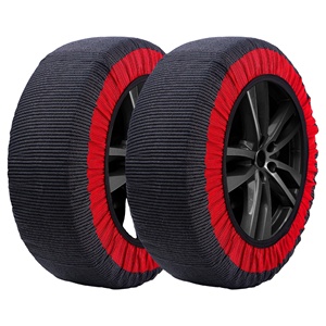 Catene da Neve per Auto, Installazione Facilitata, Guida Più Silenziosa e Confortevole (Confezione da 2), Sei Misure a Scelta - Product Image 1