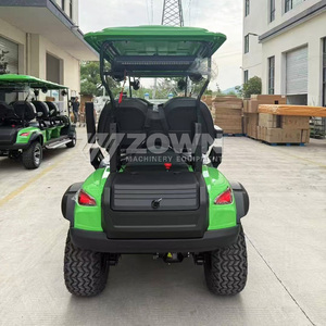 Carrito de golf todoterreno extendido para 6 pasajeros con techo rígido, parachoques delantero y parabrisas dividido - Product Image 6