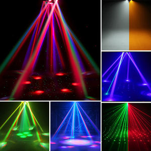 120W LED Mini Head Moving Stage Light Sechs bewaffnete RGBW-Strobe-Effekt DMX512 für OEM/ODM Party Lights - Product Image 6