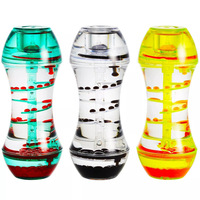 Minuteur à bulles liquides colorées créatives, jouet sensoriel apaisant pour le soulagement du stress, décoration de bureau, cadeau pour enfants, apaisant