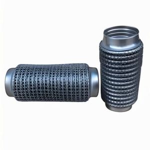 Tube <span class=keywords><strong>flexible</strong></span> <span class=keywords><strong>d</strong></span>'<span class=keywords><strong>échappement</strong></span> de voiture Double tressé Soufflet <span class=keywords><strong>flexible</strong></span> avec mamelon <span class=keywords><strong>pour</strong></span> le soudage - Product Image 2