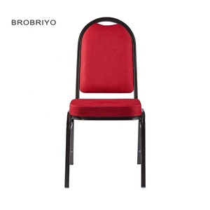 Nouvelle conception brevetée, chaise de salle à manger en fer rouge moderne, chaise de salle à manger en métal pour mariage - Product Image 2