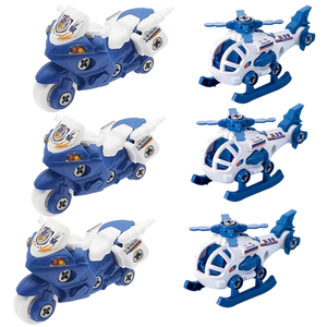 Jouets d'avion à assembler soi-même, blocs éducatifs, motos, voitures en plastique, ensemble de construction éducatif, cadeau d'anniversaire pour garçons, véhicule - Product Image 1