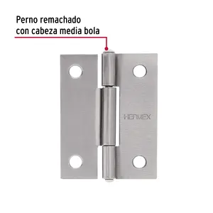 Borsa Master con 36 unità con 2 cerniere rettangolari 2 ', acciaio lucido - Product Image 2