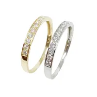 Good quality jewelry minimalist elegant design 18k natural diamond ring