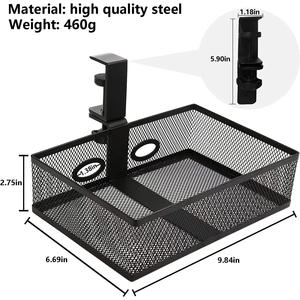 <span class=keywords><strong>Bureau</strong></span> maison Table <span class=keywords><strong>bureau</strong></span> maille métallique <span class=keywords><strong>360</strong></span> degrés <span class=keywords><strong>pivotant</strong></span> rangé sous le tiroir de <span class=keywords><strong>bureau</strong></span> pince-sur <span class=keywords><strong>bureau</strong></span> organisateur <span class=keywords><strong>plateau</strong></span> métal rotatif Caddy - Product Image 2