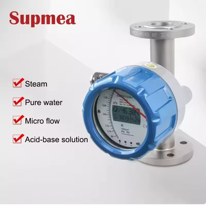 Industriale variabile Area <span class=keywords><strong>DN</strong></span> 40 in linea acqua e alcool misuratore di portata in acciaio inox Rotameter SS316L tipo integrale cina - Product Image 3