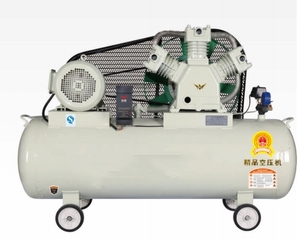 מדחס אוויר בוכנתי תעשייתי מונע רצועה, קיבולת 500 ליטר, מקורר אוויר, מופעל על ידי חשמל - Product Image 4