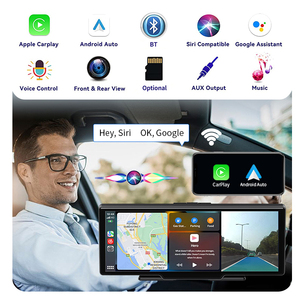 หน้าจอรถยนต์ Carplay ขนาด 10.26 นิ้ว แบบยูนิเวอร์แซล พร้อมระบบ GPS สำหรับ <span class=keywords><strong>Apple</strong></span> <span class=keywords><strong>Android</strong></span> <span class=keywords><strong>Auto</strong></span> เครื่องเล่นในรถยนต์แบบพกพา พร้อมกล้อง - Product Image 3