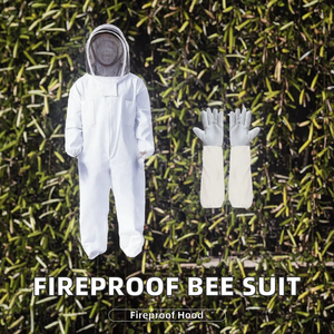 ZHILI BEE - Traje de Apicultura de Algodón de Alta Calidad, Ignífugo, con Capucha, Impermeable, Modelo MZJ-296, Nuevo - Product Image 2