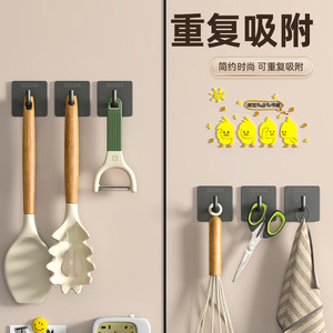 Stainless Steel Magnetic Hooks Sus304 Strong Adhesive Kitchen Fridge Organizer Hanging Storage Hook - Product Image 3