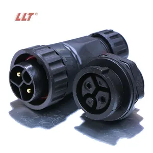 LLT M22 250V 25A 2 Pin Panel Mount Waterproof Connector Connect Adapter IP67 IP68