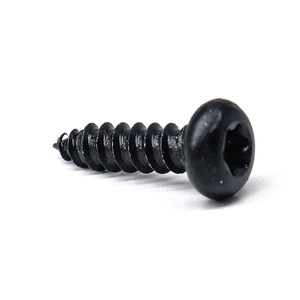 Nhà máy tùy chỉnh chất lượng cao bền màu đen anodized thép carbon <span class=keywords><strong>Torx</strong></span> vít gỗ Pan đầu tự khai thác vít Metric M2.5 M3.5 - Product Image 2