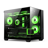 AntarcChill Custom Wholesale ATX Tower PC Computer Case Tempered Glass Window PC Computer Gaming Case Desktop