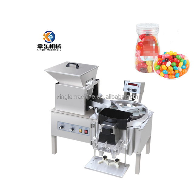 High Accuracy Semi Automatic Stainless Steel Candy  Capsule Pill Counter Tablet Counting Bottling Machine