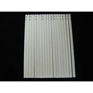 White Color Double Notches Plastic Candy Sticks