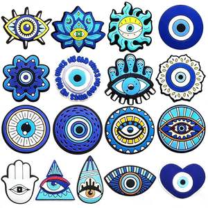 Accessoires pour chaussures en gros, œil du diable, boucle de chaussure en caoutchouc souple épaissi, accessoires détachables, fleur de chaussure - Product Image 2