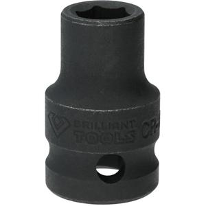 BRILLIANT TOOLS - BT022639 Douille hexagonale à impact court de 1/2 ''-DOUILLES ET ACCESSOIRES À IMPACT EAN 4042146869703 - Product Image 4