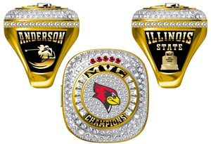 טבעת אליפות קלאסית בהתאמה אישית, איכותית, לגברים, מצופה זהב, מתנה לחברים - Product Image 3