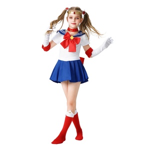 Disfraz de <span class=keywords><strong>Anime</strong></span> de Halloween para Mujeres y Niñas, Uniforme Inspirado en Sailor Moon con Accesorios - Product Image 5