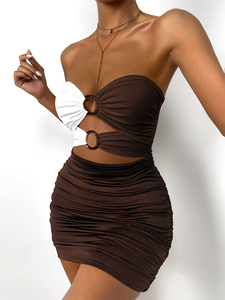 Guangzhou Vêtements Ropa Para Mujer Vestido De Algodn Party, Nouveaux Vêtements En Vrac Vêtements Robe Dames <span class=keywords><strong>Knopf</strong></span> Kleid - Product Image 2