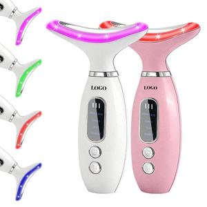 เครื่องนวดหน้าและยกกระชับผิวหน้า 0728  4 สี พร้อมไฟ LED สีแดง สำหรับผู้หญิง - Product Image 2