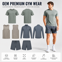 Camisetas Deportivas para Hombre con Logotipo Personalizado, Transpirables, de Secado Rápido, Tejido Elástico, Corte Ajustado, Estilo Casual