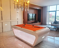 Table de billard en bois massif 8ft 9ft, table de billard professionnelle, snooker et billard, billard de tournoi commercial pour la maison et le club