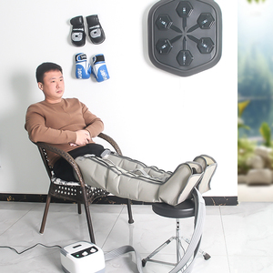 Botas de Masaje para Piernas de Compresión de Aire con 6 Cámaras Máquina de Presoterapia para Drenaje Linfático por Presión de Aire - Product Image 4